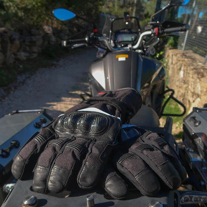 Icespheric IcePro MotoHeat Carbon Heated Motorcycle Gloves - Icespheric