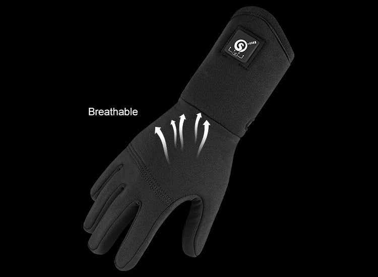Icespheric™ IcePro Stealth Black Thermal Heated Gloves – Far-Infrared Hand Warmers - Icespheric