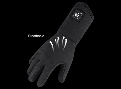 Icespheric™ IcePro Stealth Black Thermal Heated Gloves – Far-Infrared Hand Warmers - Icespheric