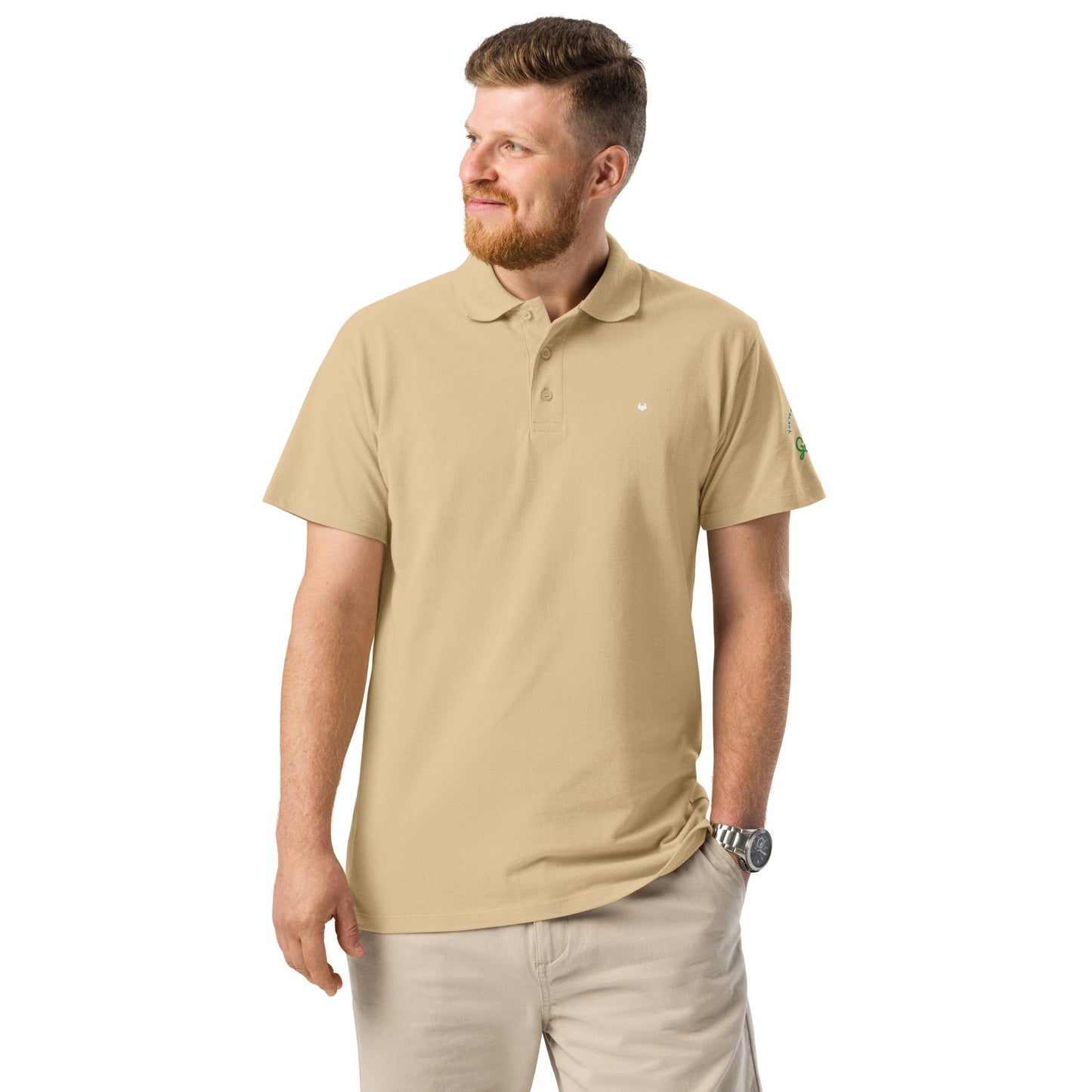 Icespheric Premium pique polo shirt - Never had it so Good! - Icespheric