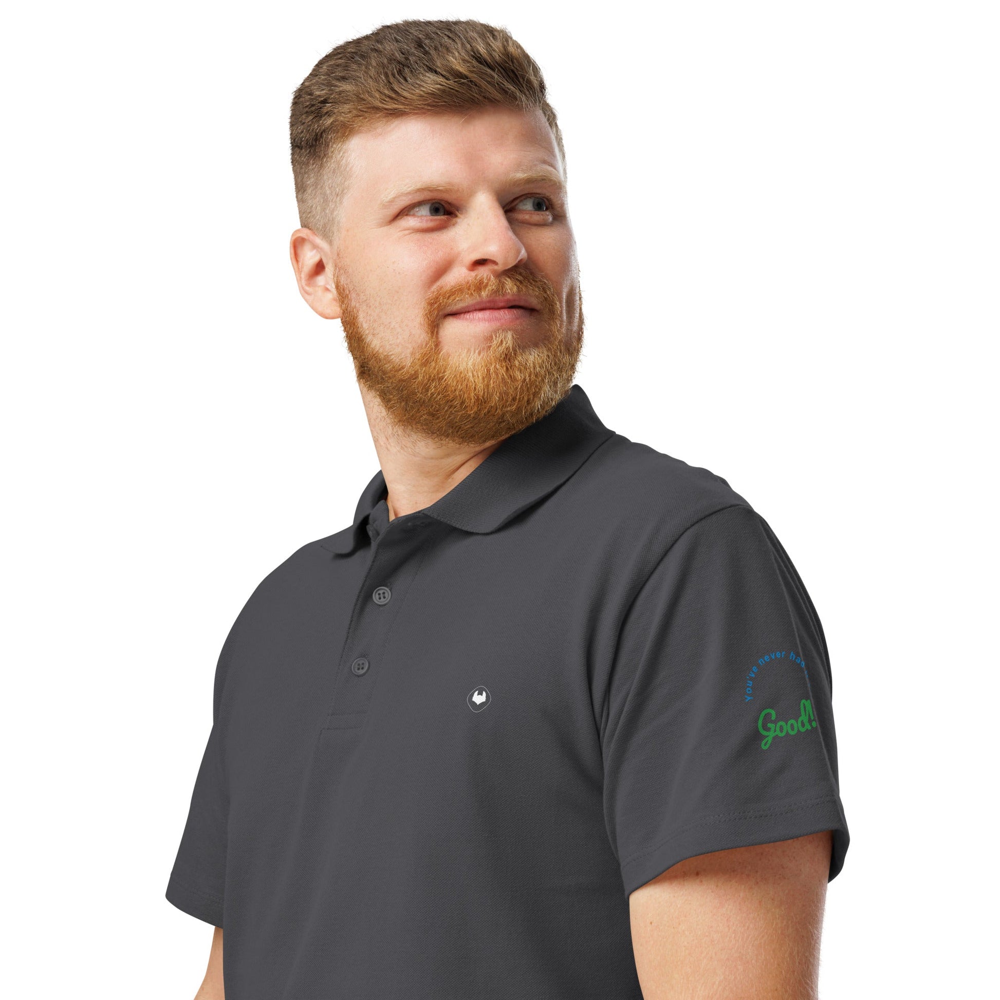 Icespheric Premium pique polo shirt - Never had it so Good! - Icespheric