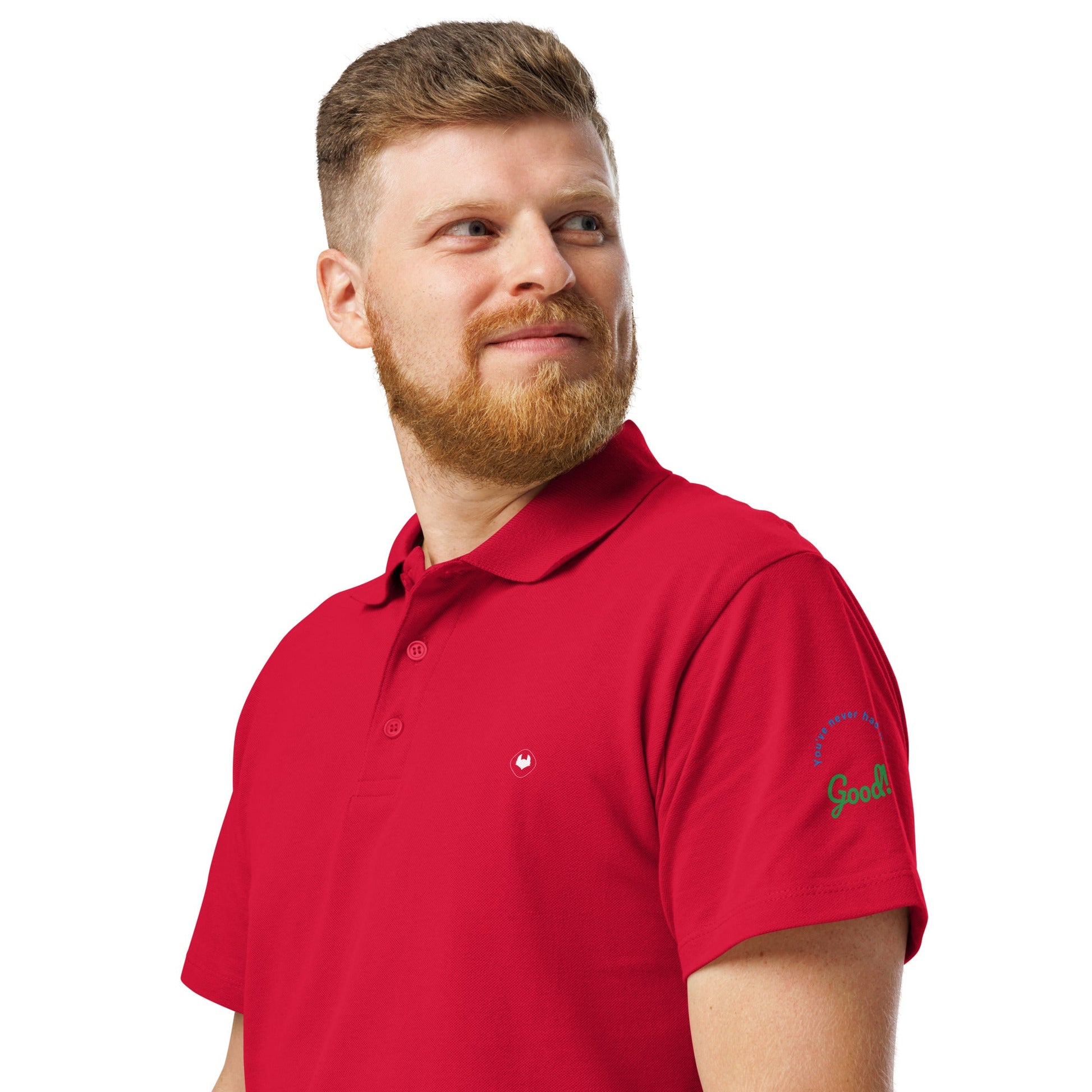 Icespheric Premium pique polo shirt - Never had it so Good! - Icespheric
