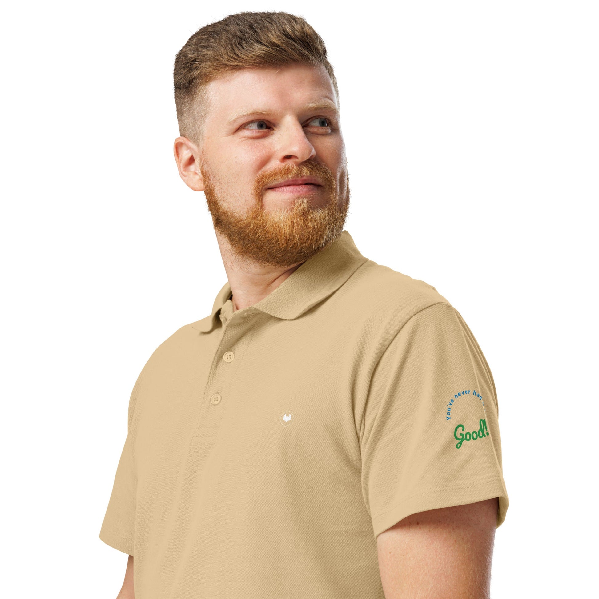 Icespheric Premium pique polo shirt - Never had it so Good! - Icespheric