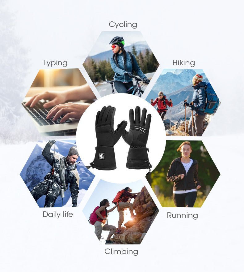 New IcePro4 Heated Gloves – Electric Battery - Powered Thermal Liners – CE, FCC & PSE Cert - Icespheric