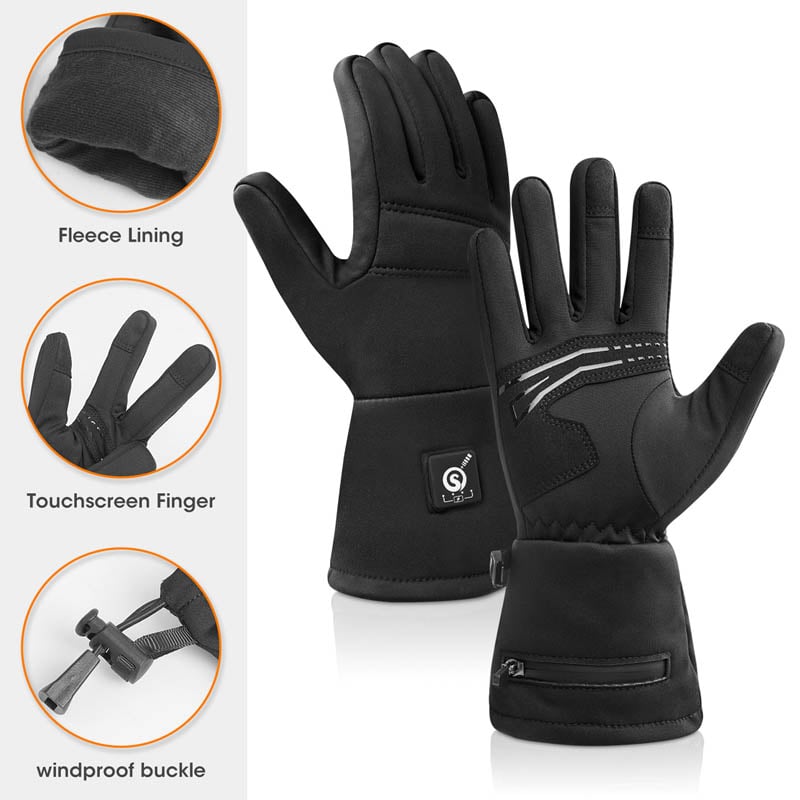 Icespheric™ IcePro Active Arctic Black Heated Gloves