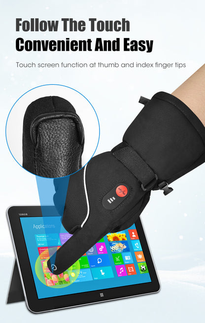 Icespheric™ IcePro Glacier Trek - Deep-Winter Hiking Thermal Heated Gloves