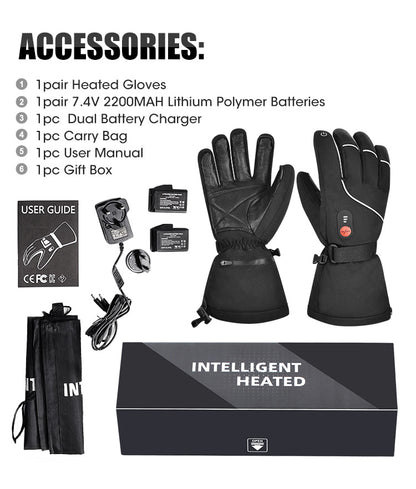 Icespheric™ IcePro Glacier Trek - Deep-Winter Hiking Thermal Heated Gloves