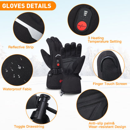 Icespheric™ IcePro Polar Shield - Sub-Zero Winter Thermal Heated Gloves