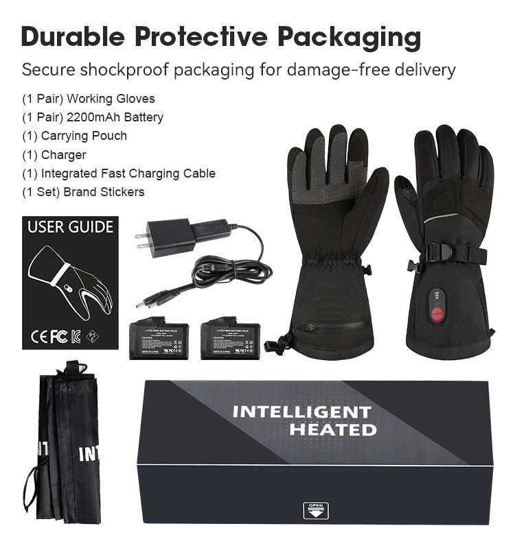 Icespheric™ IcePro Trade Shield - Heavy Duty Thermal Heated Work Gloves