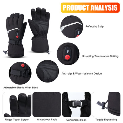 Icespheric™ IcePro Polar Shield - Sub-Zero Winter Thermal Heated Gloves