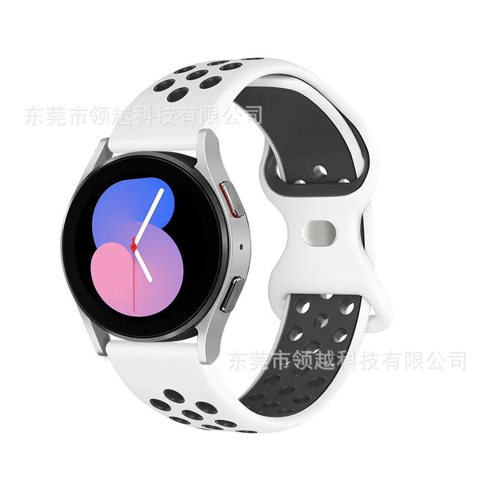 Silicone Watch Strap with Butterfly Clasp for Samsung & Huawei - Icespheric