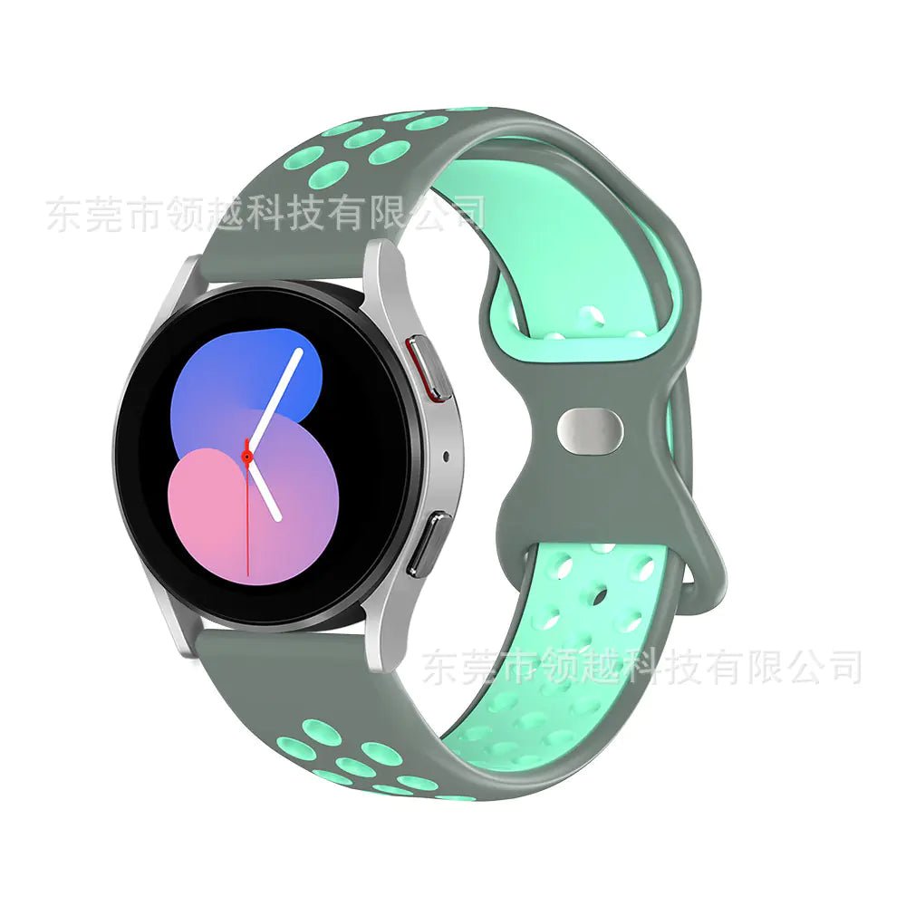 Silicone Watch Strap with Butterfly Clasp for Samsung & Huawei - Icespheric