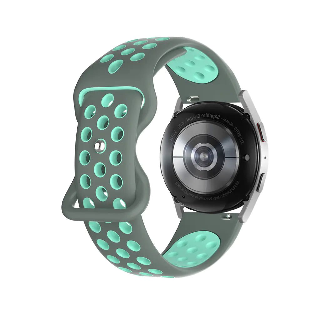 Silicone Watch Strap with Butterfly Clasp for Samsung & Huawei - Icespheric