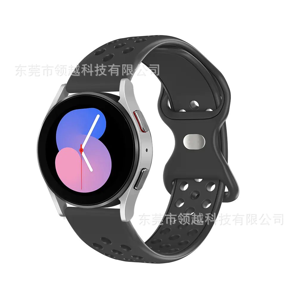 Silicone Watch Strap with Butterfly Clasp for Samsung & Huawei - Icespheric