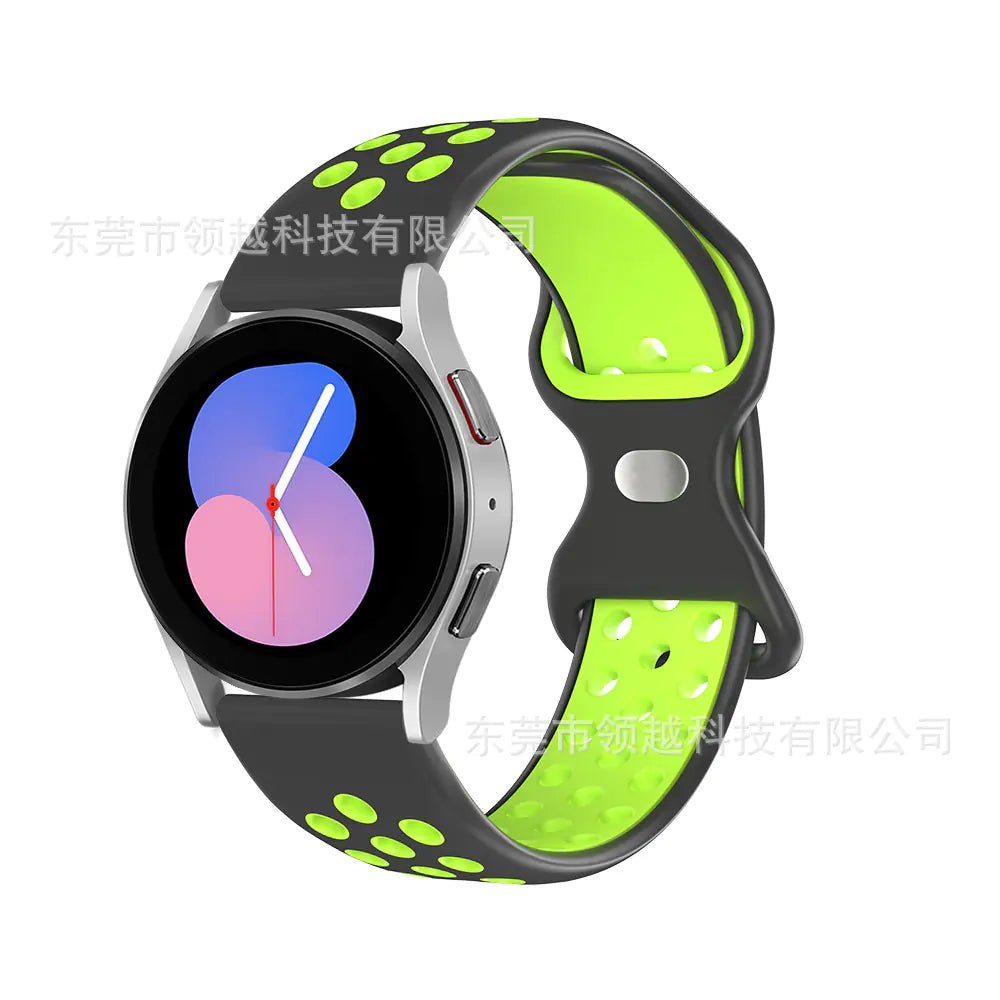 Silicone Watch Strap with Butterfly Clasp for Samsung & Huawei - Icespheric