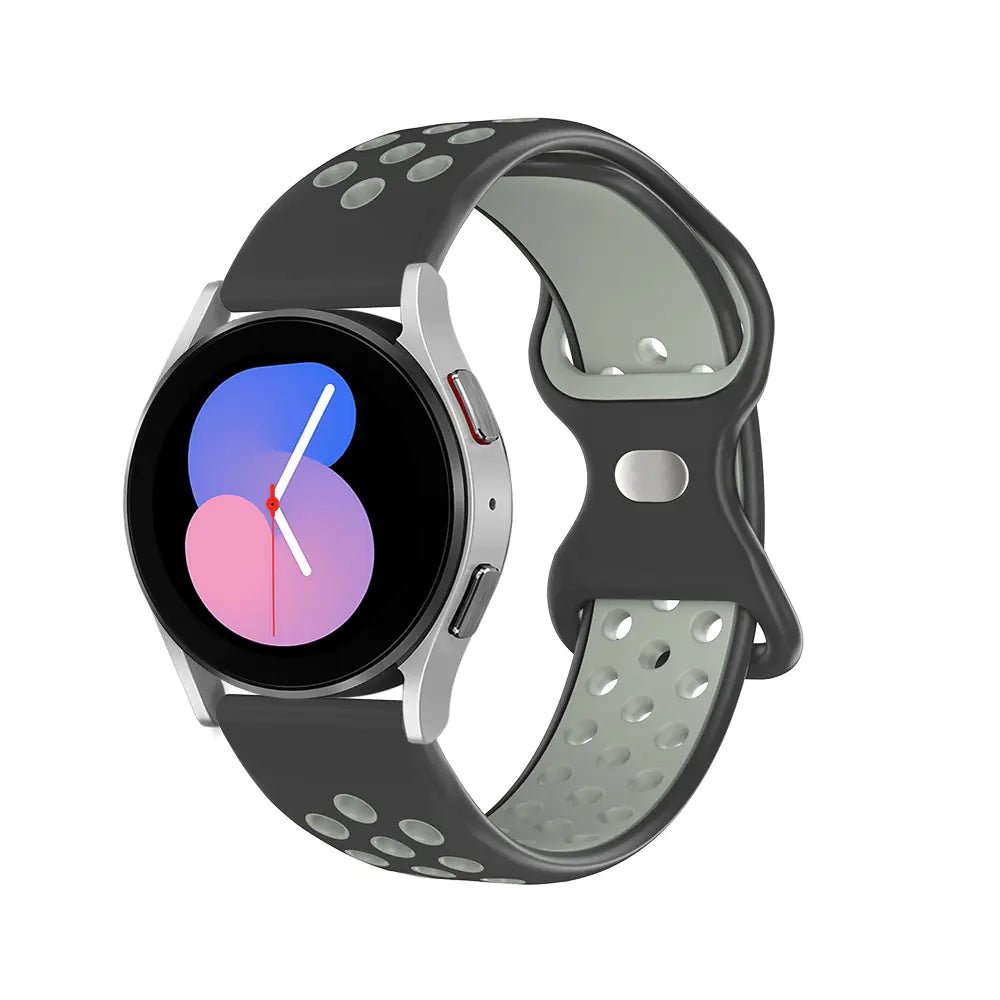 Silicone Watch Strap with Butterfly Clasp for Samsung & Huawei - Icespheric