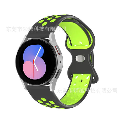 Silicone Watch Strap with Butterfly Clasp for Samsung & Huawei - Icespheric
