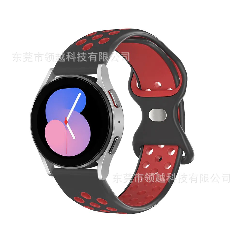 Silicone Watch Strap with Butterfly Clasp for Samsung & Huawei - Icespheric