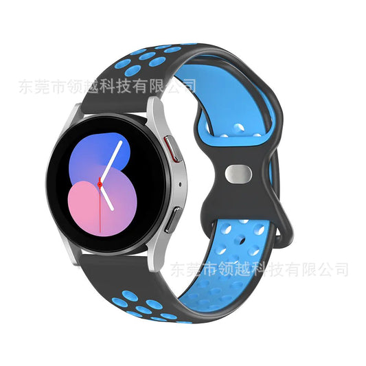 Silicone Watch Strap with Butterfly Clasp for Samsung & Huawei - Icespheric