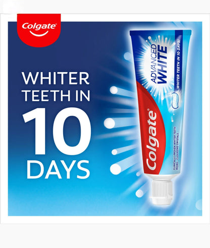 3 x 125ml Jumbo Colgate Advanced White ⚪  (New & Sealed)