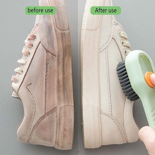 Automatic Liquid Discharge Shoe Brush Cleaner