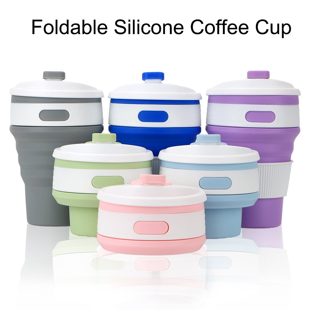 Collapsible Silicone Cup BPA Free, Leak-proof Compact Mug