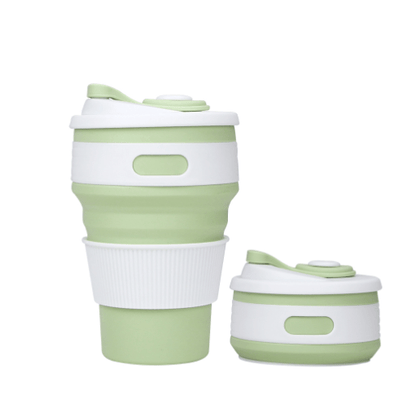 Collapsible Silicone Cup BPA Free, Leak-proof Compact Mug