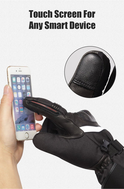 Heated Motorcycle Gloves IcePro3 Shockproof CE, FCC, PSE Certified