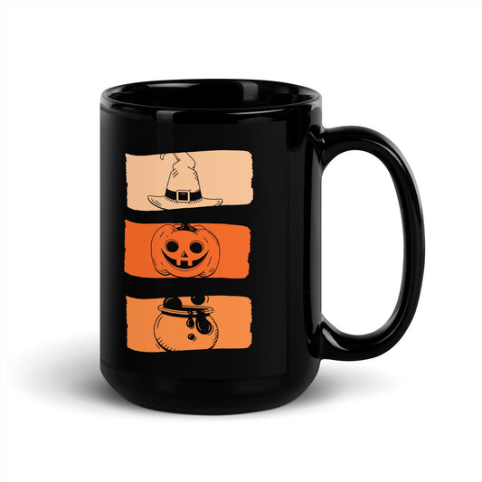 Halloween Black Glossy Coffee Mug