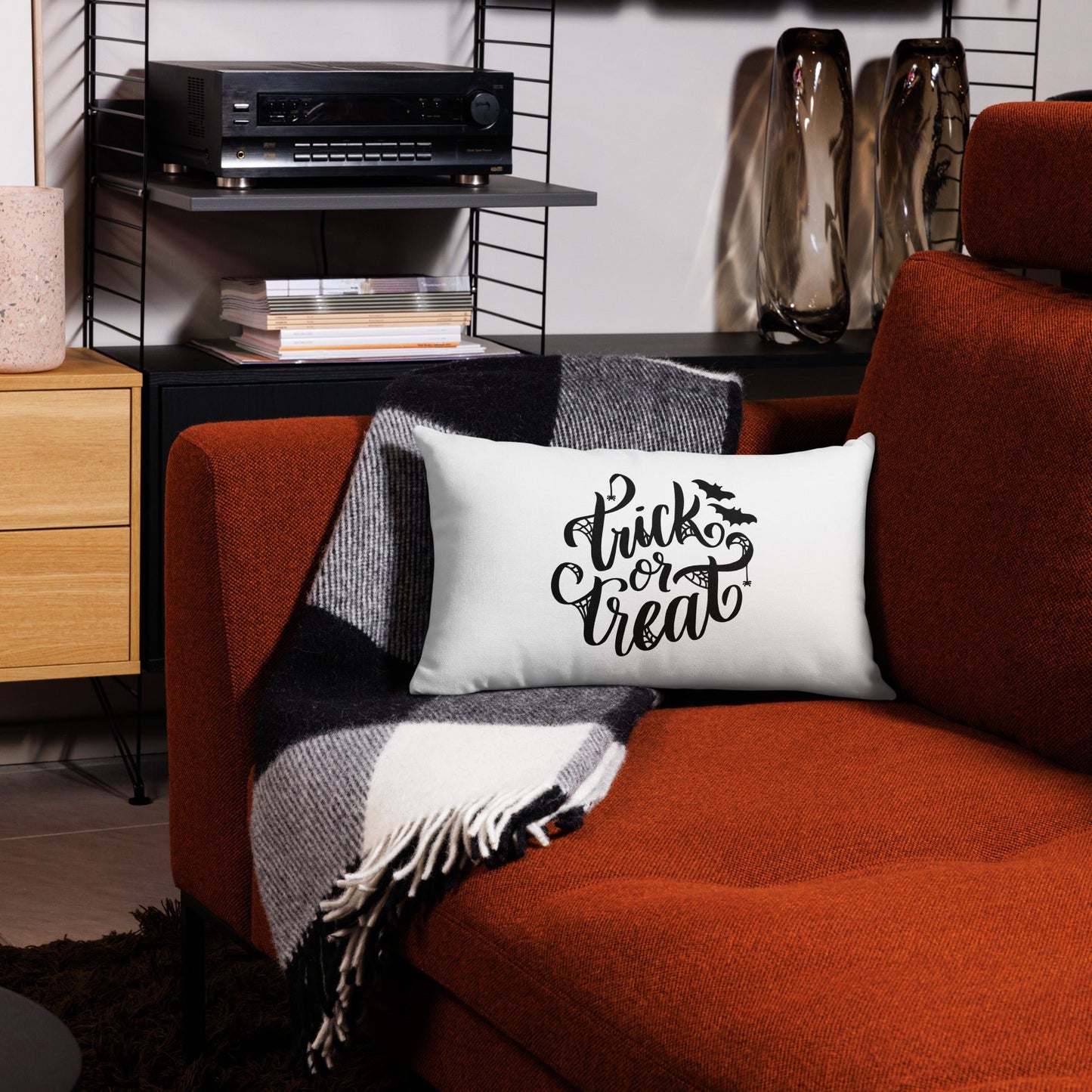 Halloween Premium Pillow Case - Hey Boo!