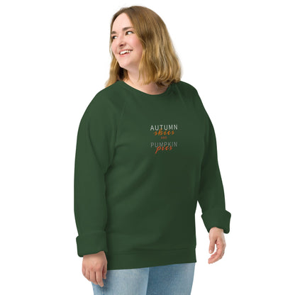 Automn Unisex Organic Raglan Sweatshirt