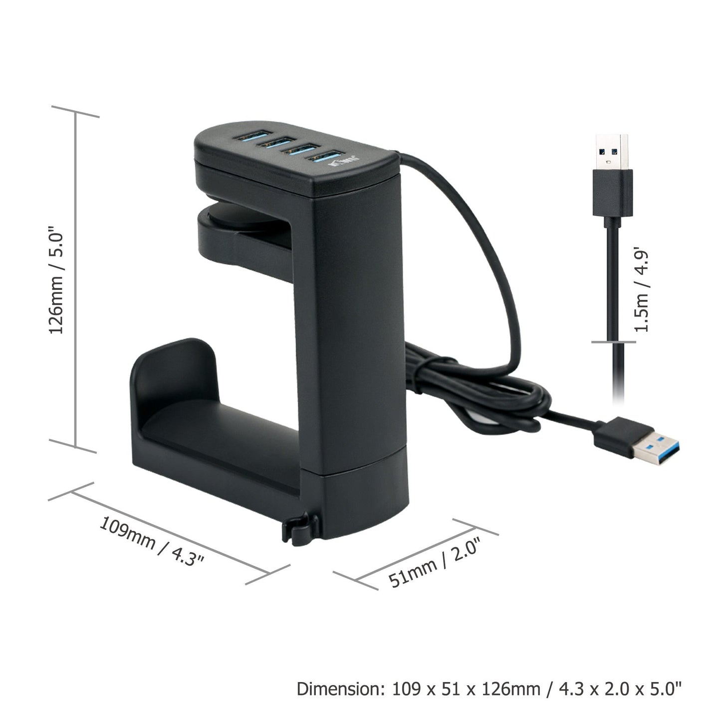 Headphone Holder Bracket Swivel Mounted Hook