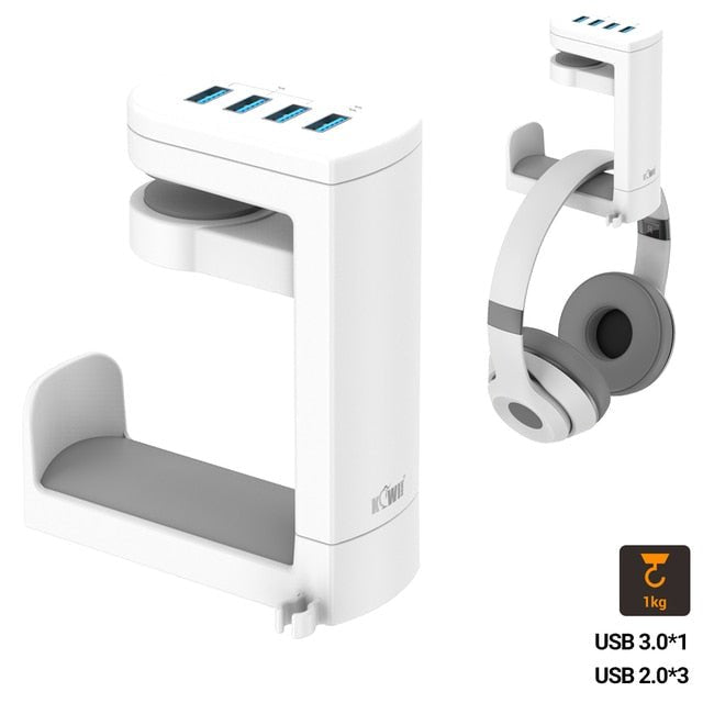 Headphone Holder Bracket Swivel Mounted Hook