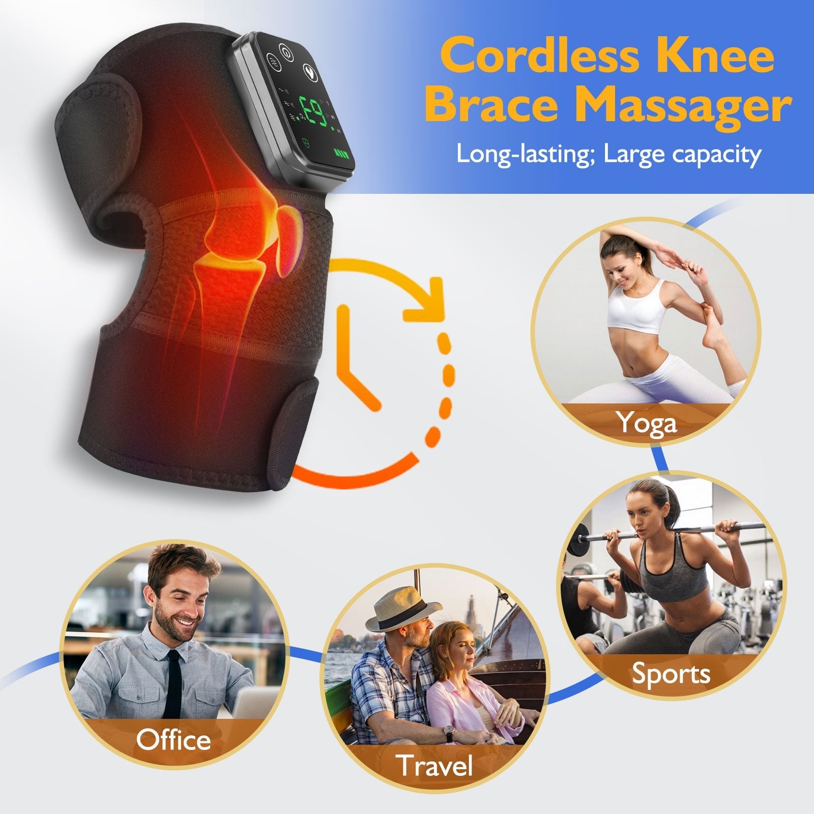 Heated Knee Massager - Icespheric