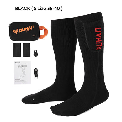 Heating Socks with Remote Control and Rechargeable Battery