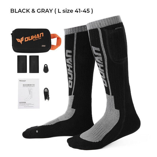 Heating Socks with Remote Control and Rechargeable Battery