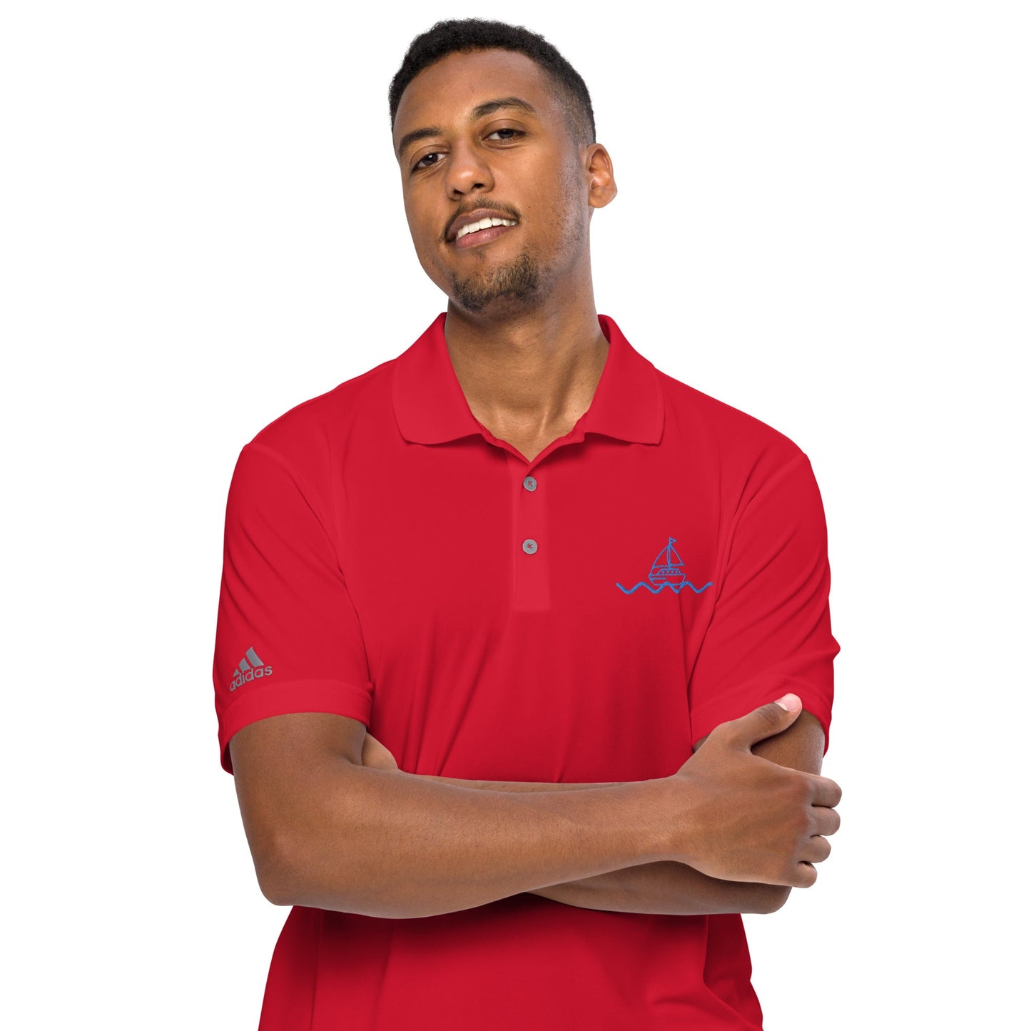 Icespheric Adidas Recycled Polyester Polo Shirt with UPF Protection
