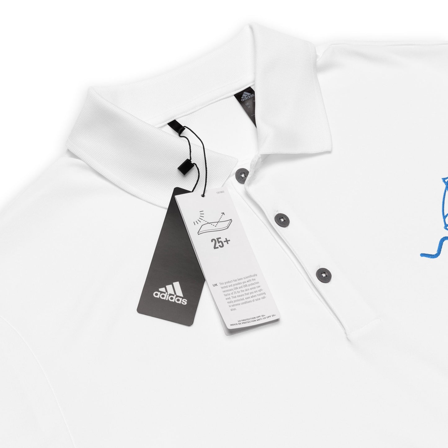 Icespheric Adidas Recycled Polyester Polo Shirt with UPF Protection