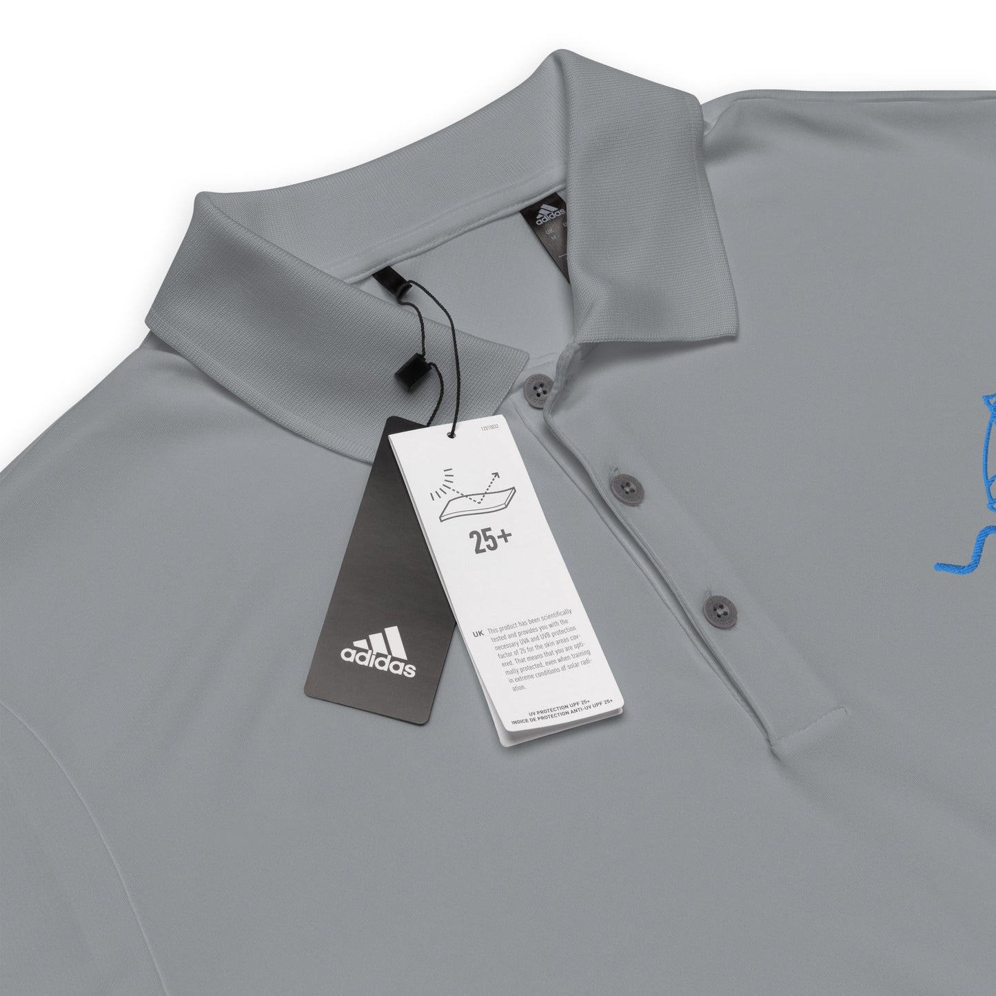 Icespheric Adidas Recycled Polyester Polo Shirt with UPF Protection
