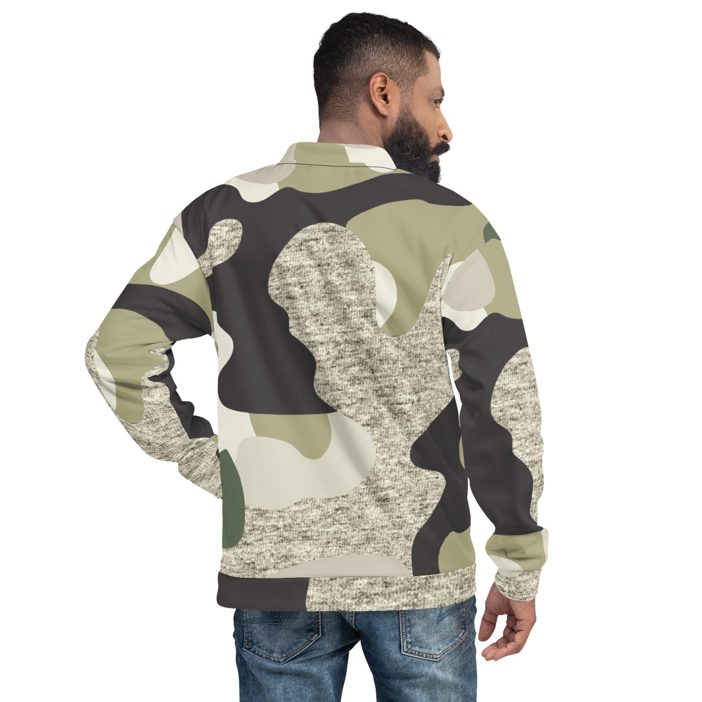 Icespheric Camouflage Unisex Bomber Jacket