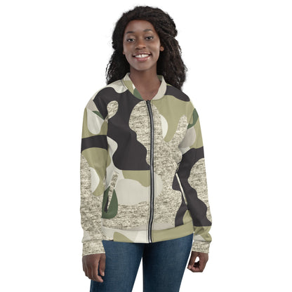 Icespheric Camouflage Unisex Bomber Jacket