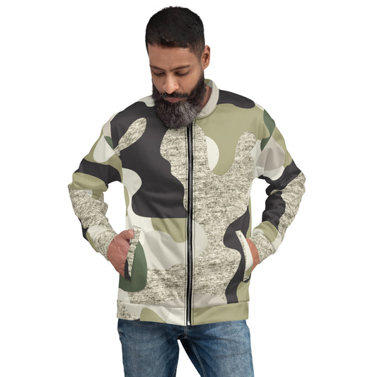 Icespheric Camouflage Unisex Bomber Jacket