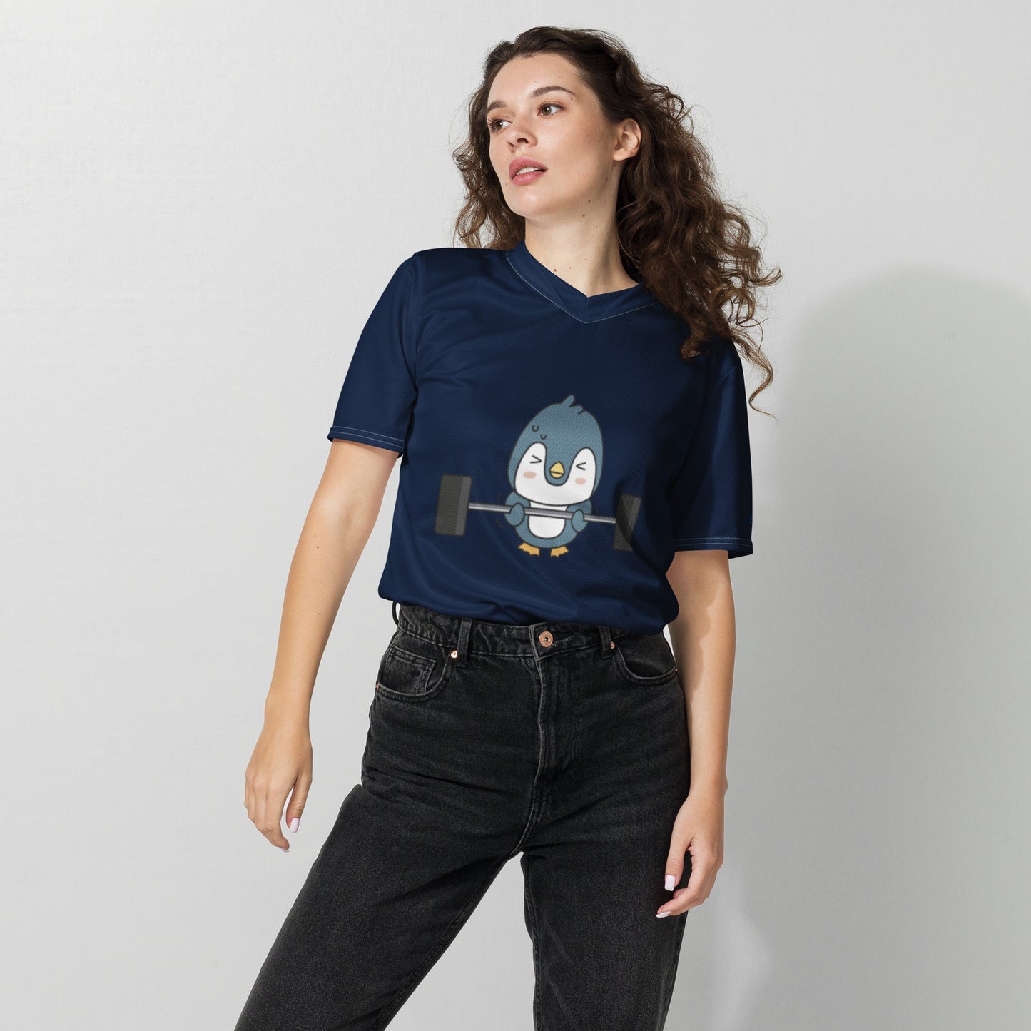 Icespheric Recycled Unisex Penguin Sports T-Shirt