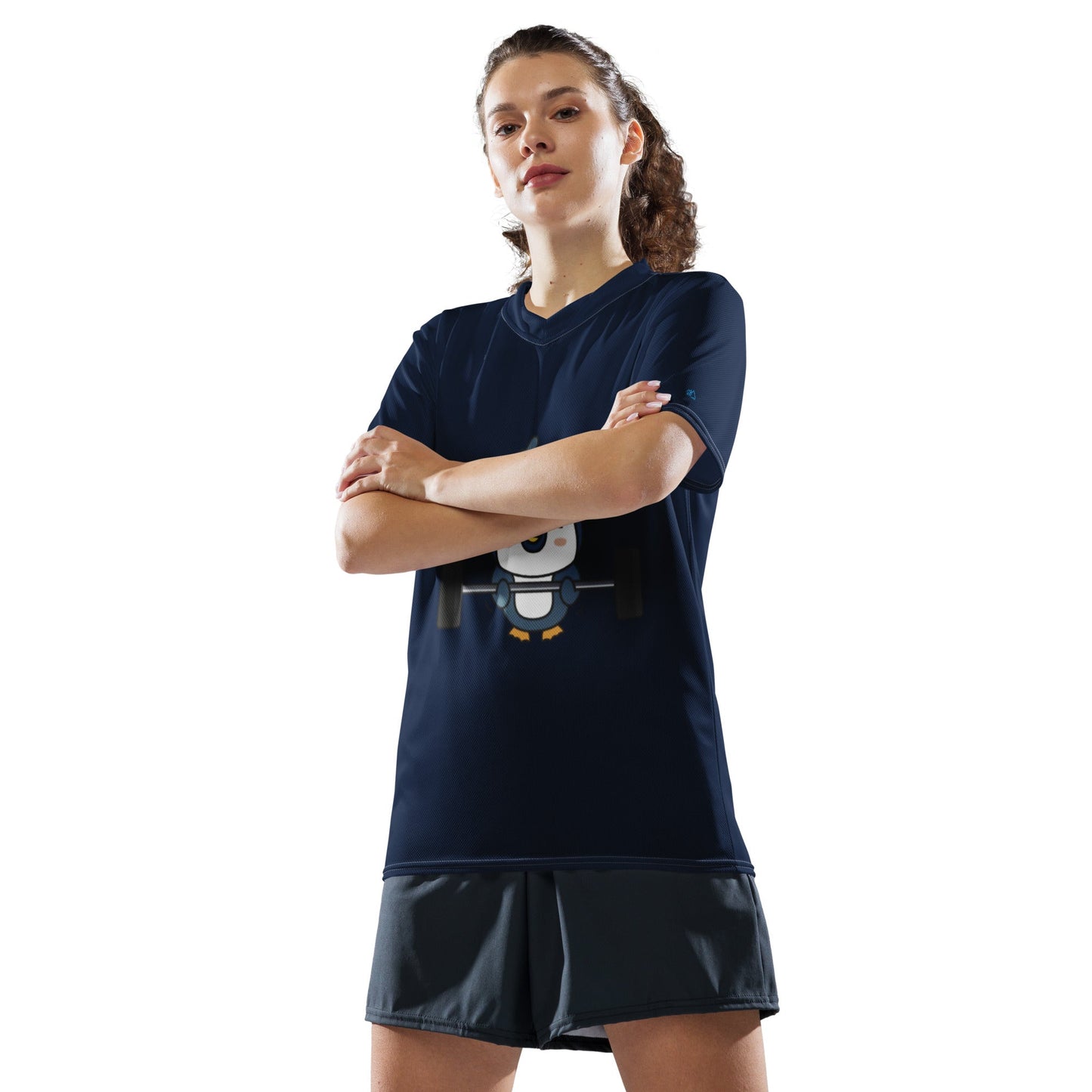 Icespheric Recycled Unisex Penguin Sports T-Shirt