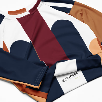 Long-sleeve crop top by Gujanni