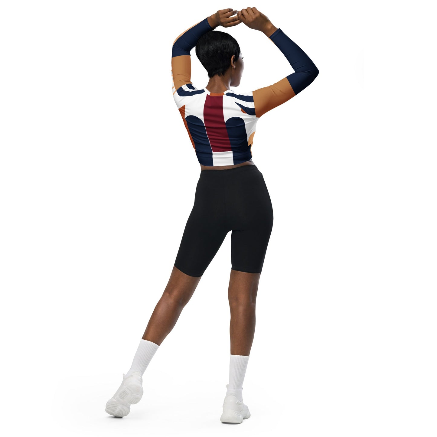Long-sleeve crop top by Gujanni