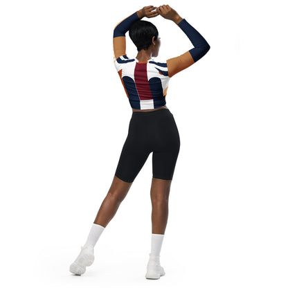 Long-sleeve crop top by Gujanni