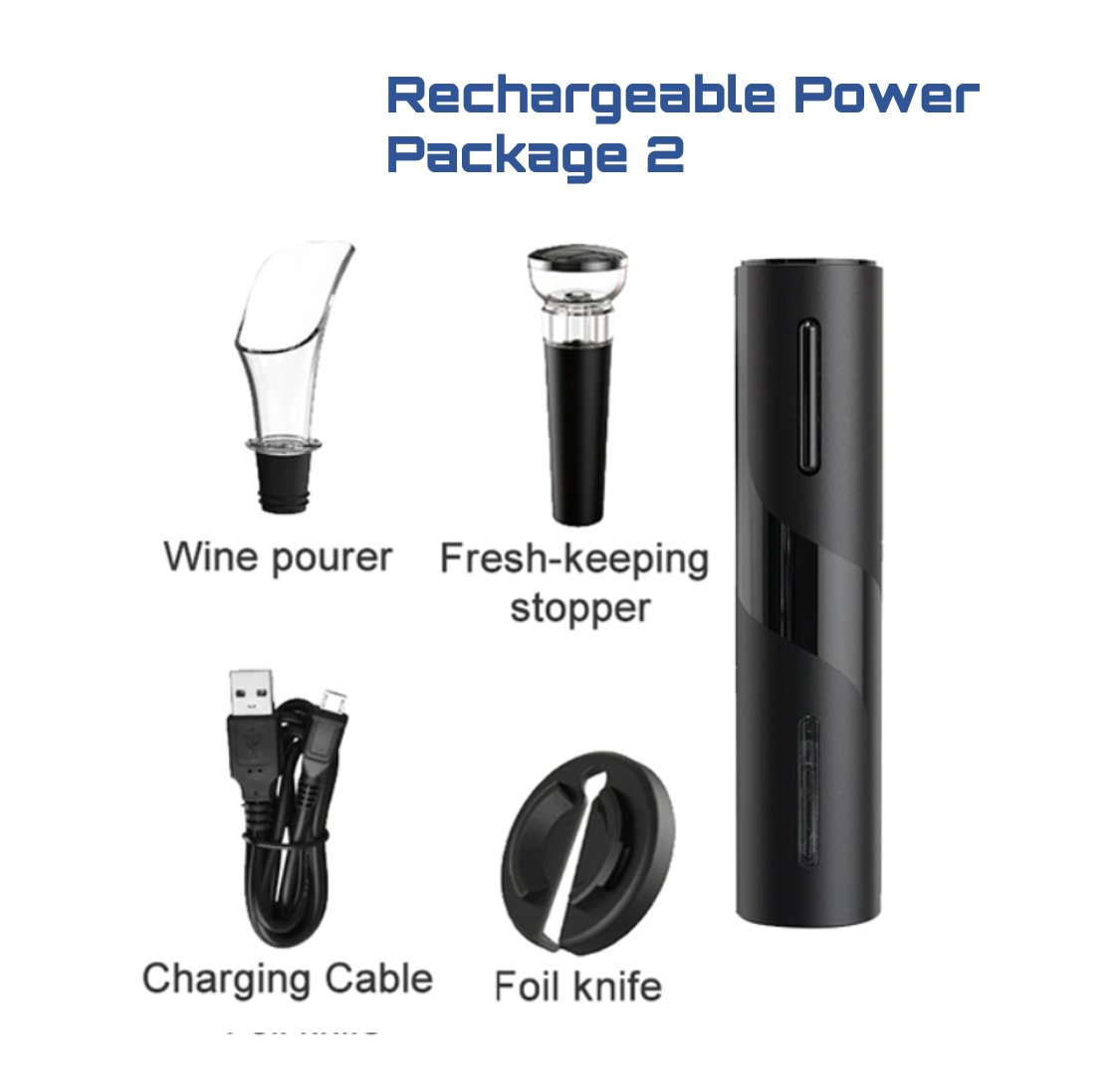 Neohexa Rechargeable Electric Wine Bottle Opener