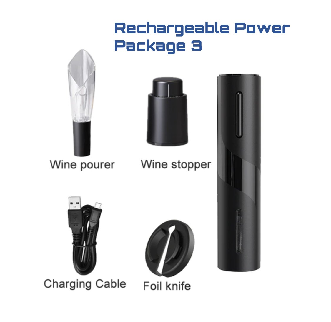 Neohexa Rechargeable Electric Wine Bottle Opener