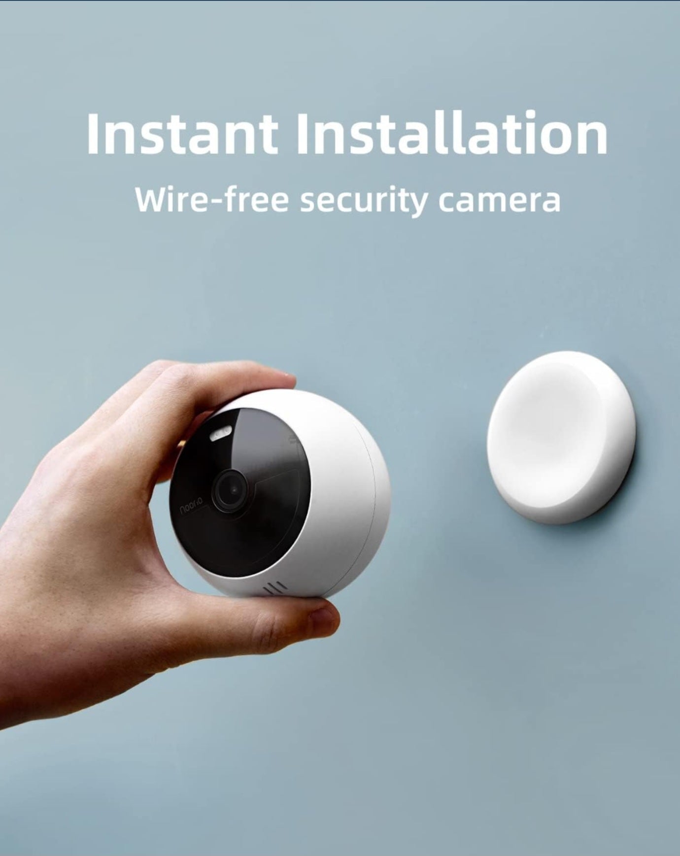 Noorio B200 Security Camera Outdoor Battery (Magnetic Base), HD Wireless System 1080p, Two-Way Talk, Color Night Vision - Icespheric